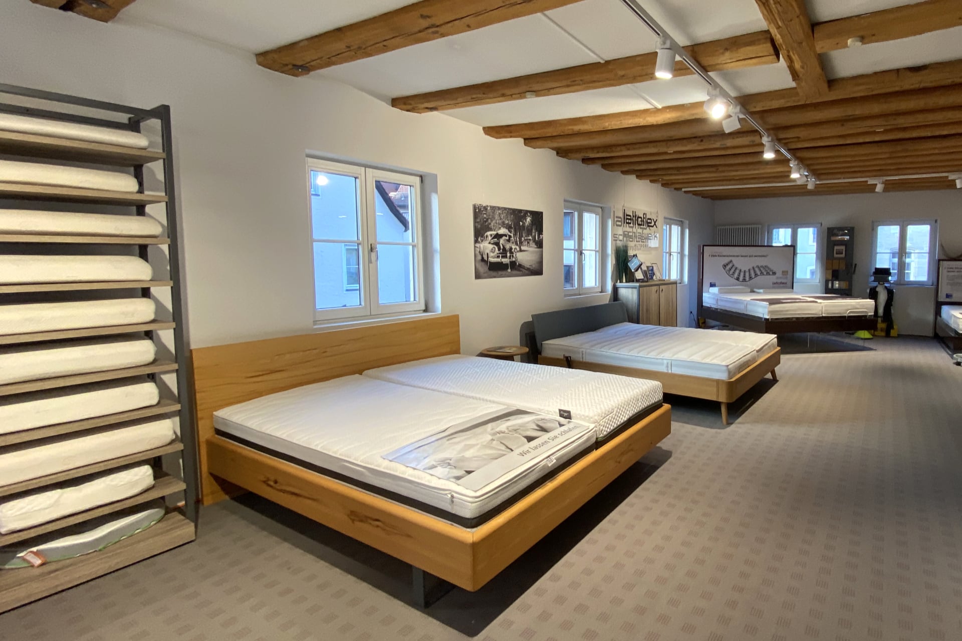 Betten „made in Germany“ bei Rüger1881 in Altdorf b. Nürnberg.